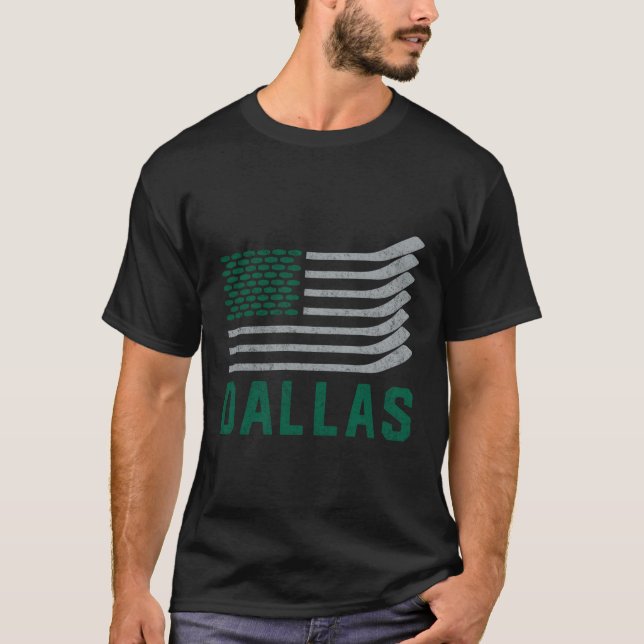 Camiseta El hockey de Dallas es americano (Anverso)