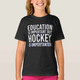 Camiseta El hockey es importante regalos divertidos de hock