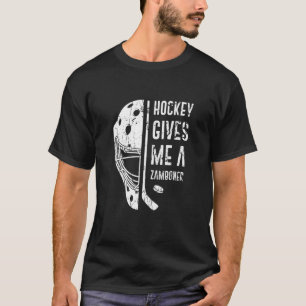 Camiseta El hockey me da una cerveza para aficionados al ho