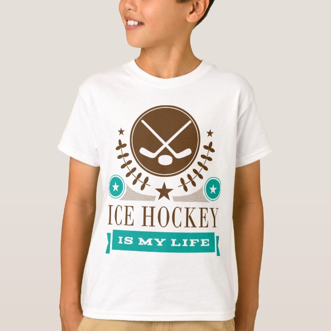 Camiseta El hockey sobre hielo es mi regalo de la vida (Anverso)