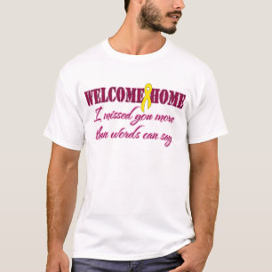 Camiseta El hogar agradable le falté más que palabras