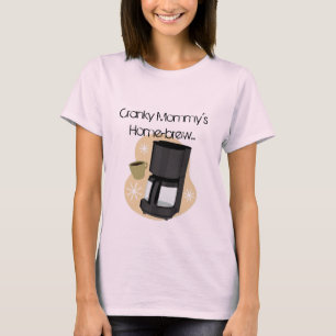 Camiseta El Hogar-brew de la mamá irritable, Hogar-school