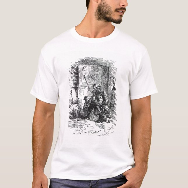 Camiseta El hogar de la Rick-Hornilla, ilustracion de (Anverso)
