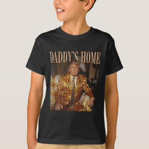 Camiseta El hogar de papá, Trump, es gracioso el leopardo d