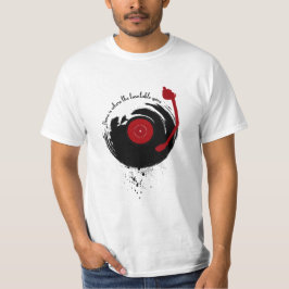 Camiseta El Hogar De Registros De Vinilo Es Donde Se Giran