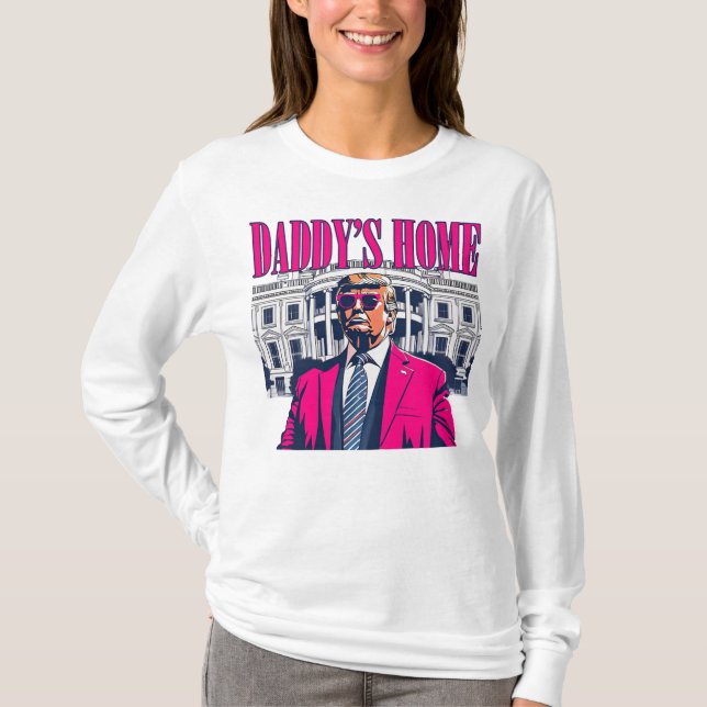 Camiseta El hogar de Trump Daddy tiene una mancha rosa (Anverso)