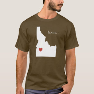 Camiseta El hogar es donde está el corazón - Idaho