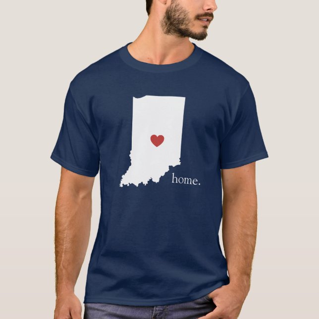 Camiseta El hogar es donde está el corazón - Indiana (Anverso)