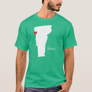 Camiseta El hogar es donde está el corazón - Vermont