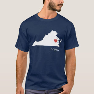 Camiseta El hogar es donde está el corazón - Virginia