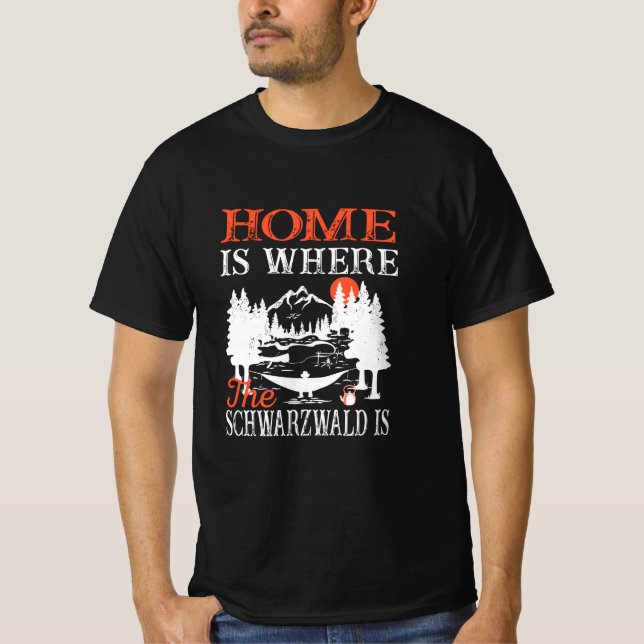 Camiseta El Hogar Es Donde Está El Schwarzwald (Anverso)