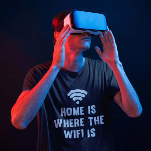Camiseta El hogar es donde está el Wifi