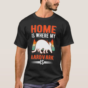 Camiseta El Hogar Es Donde Está Mi Aardvark