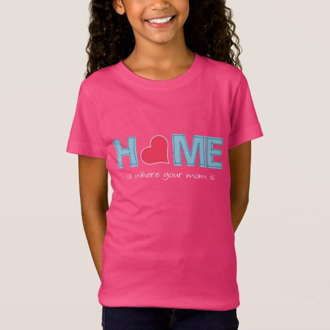 Camiseta El hogar es donde está tu madre (Anverso)