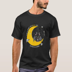 Camiseta El Hogar Es Donde Las Orejas Son Un Gato Negro Abu
