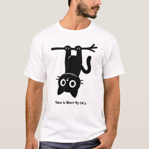 Camiseta El hogar es donde mi gato está