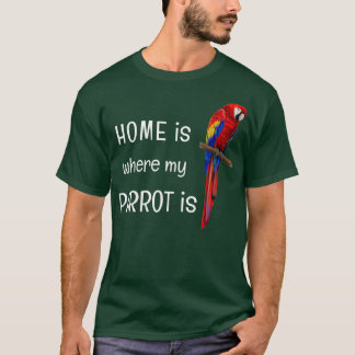 Camiseta El hogar es donde mi loro es D010-0984A