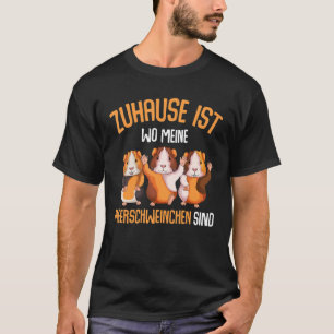Camiseta El hogar es donde mis conejillos de indias son chi
