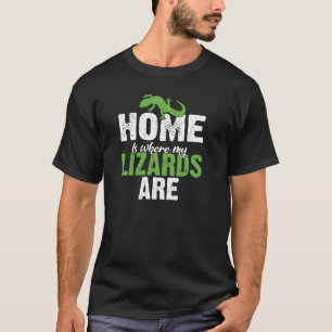 Camiseta El Hogar Es Donde Mis Lizarras Son Pullov Reptiles