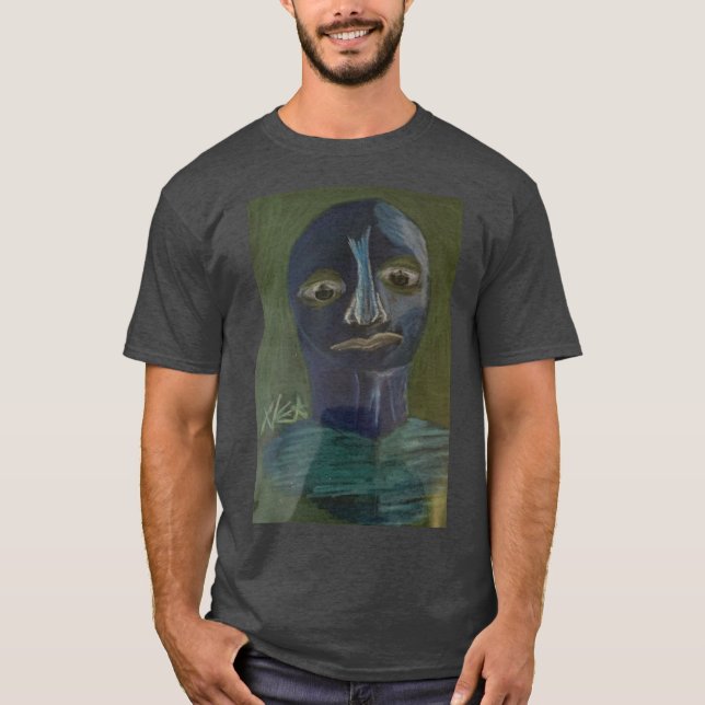 Camiseta El hombre azul decide (Anverso)