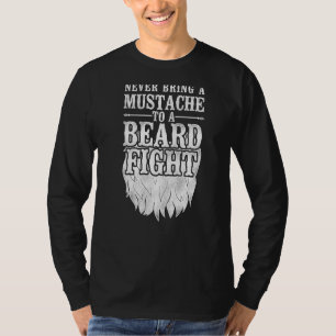 Camiseta El Hombre Con El Cabello De La Barba Amante Nunca