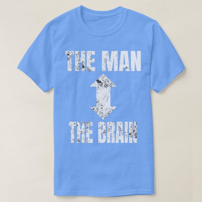 Camiseta El hombre con el cerebro (Diseño del anverso)