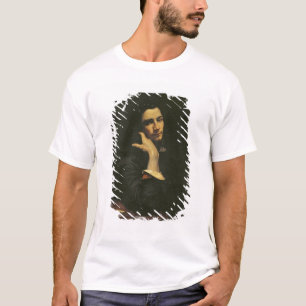 Camiseta El hombre con la correa de cuero