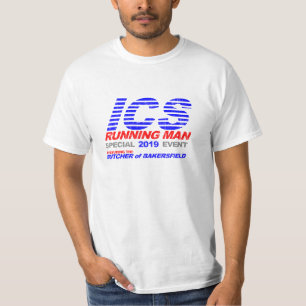 Camiseta El hombre corriente del ICS se descoloró
