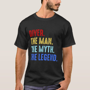 Camiseta El hombre de buceo de la leyenda del mito Buver re