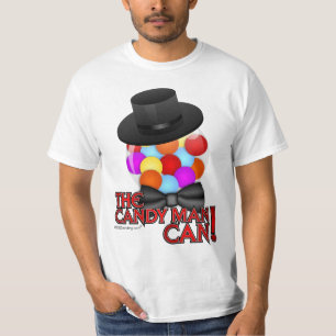 Camiseta El hombre de caramelo puede - máquina con clase de