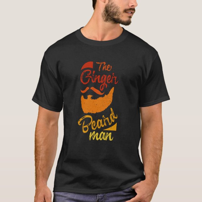 Camiseta El hombre de la barba jengibre Guay Redhead Irland (Anverso)