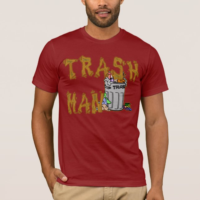 Camiseta ¡El HOMBRE de la BASURA!! (Anverso)