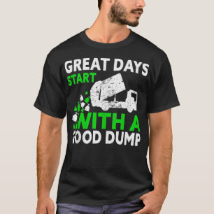 Camiseta El hombre de la basura Truck Trash Great Days Star
