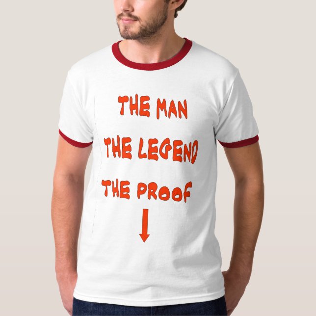 CAMISETA EL HOMBRE DE LA LEYENDA (Anverso)
