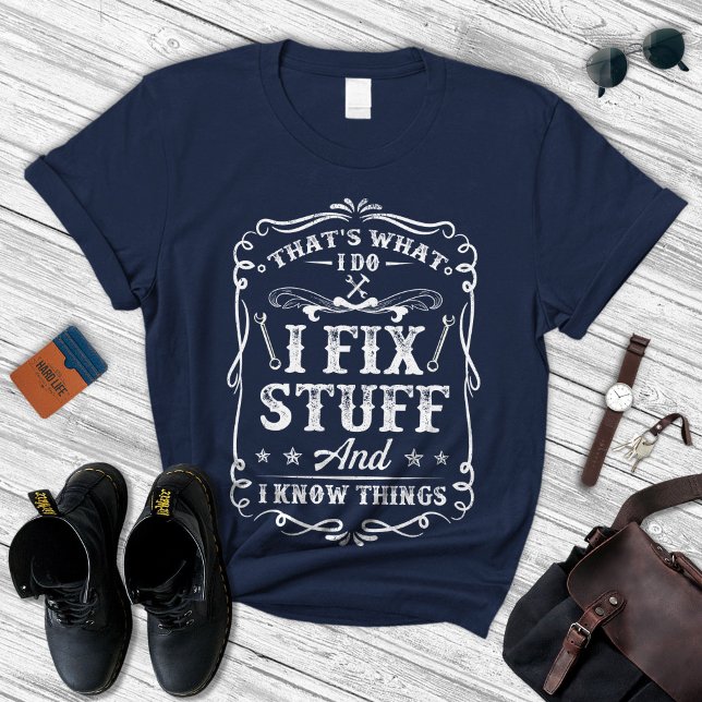 Camiseta El Hombre De Mano Tee Dad Shirt, Arreglo Cosas (Subido por el creador)