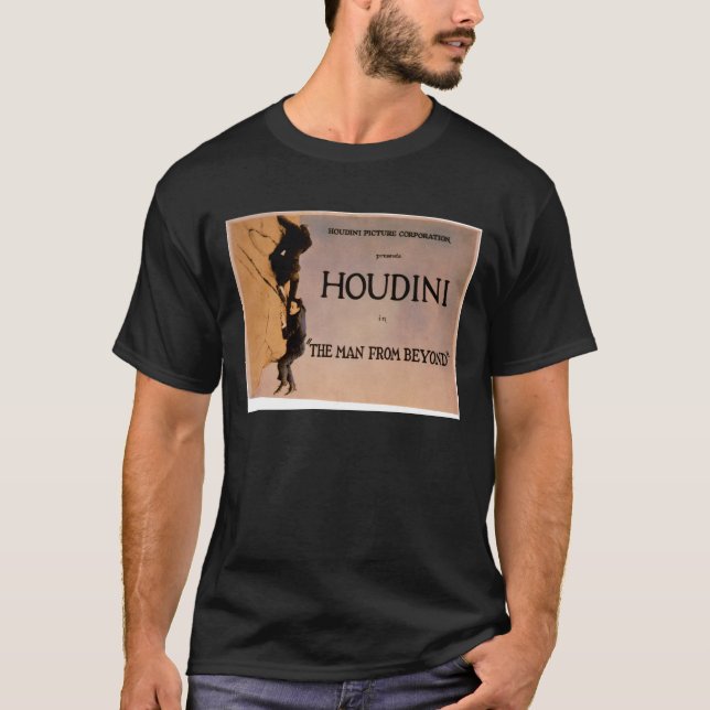 Camiseta El hombre de más allá (película Houdini, 1922) (Anverso)