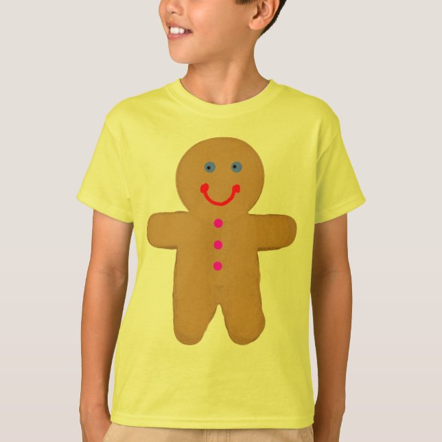 Camiseta El hombre de pan de jengibre (Anverso)