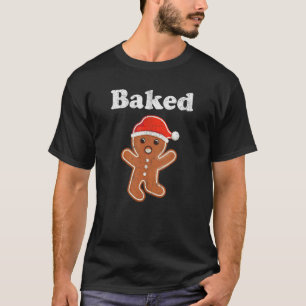 Camiseta El hombre de pan de jengibre horneó galleta al hor
