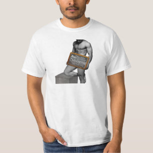 Camiseta El hombre del Día de Acción de Gracias de Slippery