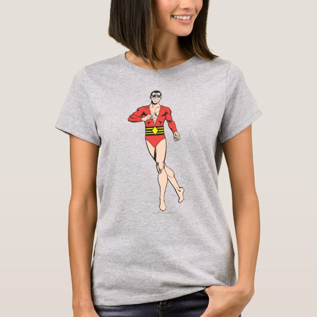 Camiseta El hombre del plástico está parado (Anverso)