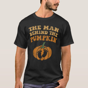 Camiseta El Hombre Detrás De La Calabaza Cae El Otoño H