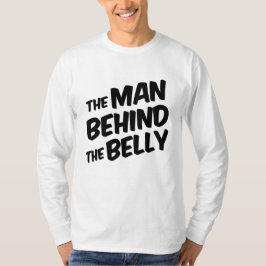 Camiseta El hombre detrás del papá divertido del Belly a