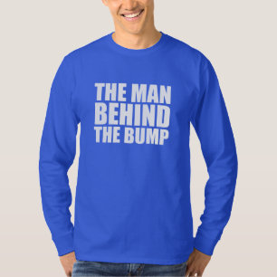 Camiseta El hombre detrás del papá divertido del topetón