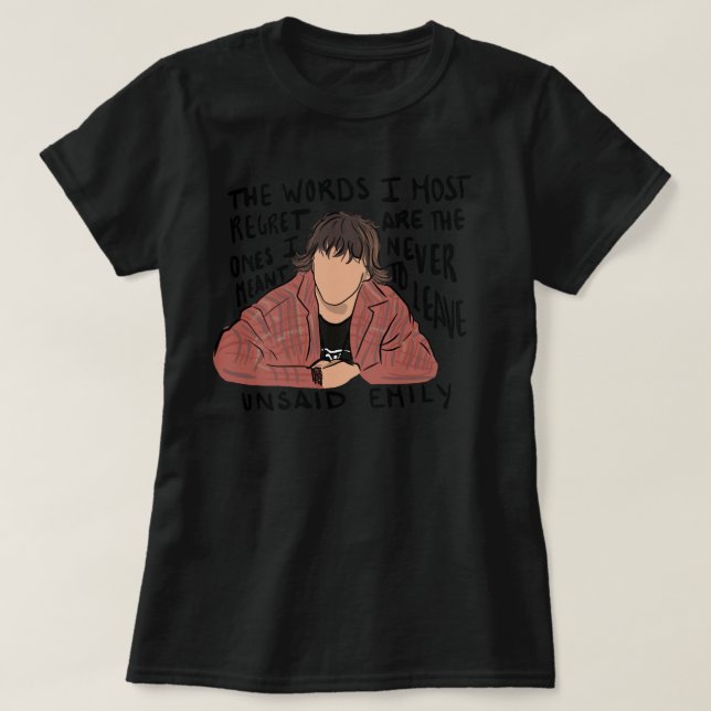 Camiseta El Hombre Divertido Luke De Julie Y Los Fantasmas, (Diseño del anverso)