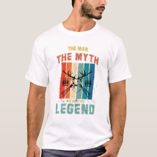 Camiseta El hombre el mito de la leyenda de la caza