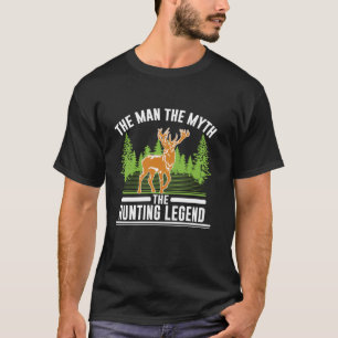 Camiseta El hombre el mito de la leyenda de la caza de vena