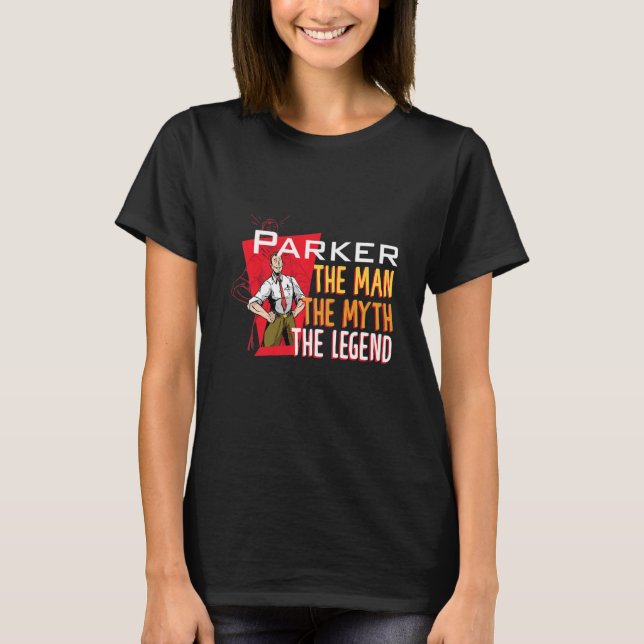 Camiseta El hombre el mito de la leyenda Parker Premium (Anverso)