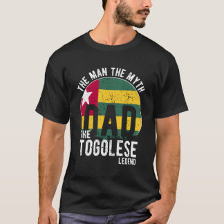 Camiseta El hombre el mito de la leyenda togolesa - papá to