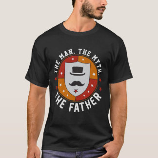 Camiseta El Hombre. El Mito. El Padre. Tee Gift
