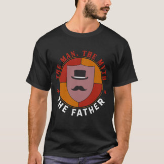 Camiseta El Hombre. El Mito. El Padre. Tee Gift